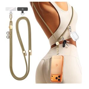 Manna Joy Phone Lanyard Crossbody Strap NWT